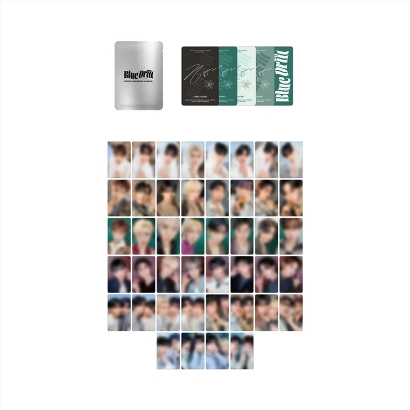 Ateez - 8th Anniversary Exhibition: Blue Drift Official Md Random Photocard Pack/Product Detail/KPOP Merch