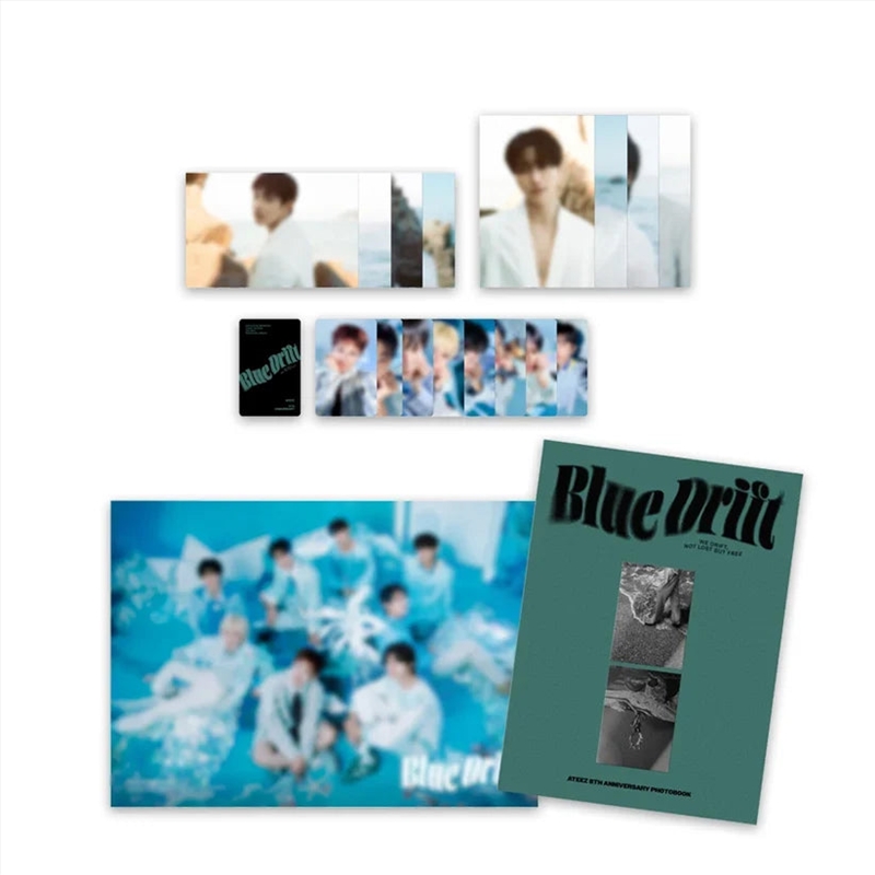Ateez - 8th Anniversary Exhibition: Blue Drift Official Md Photobook/Product Detail/KPOP Merch