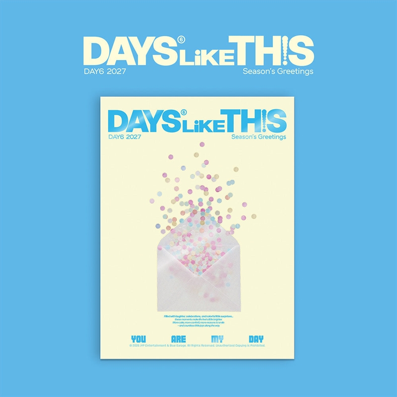 Day 6 - Days Like This 2027 Season's Greetings Fans Gift/Product Detail/KPOP Merch