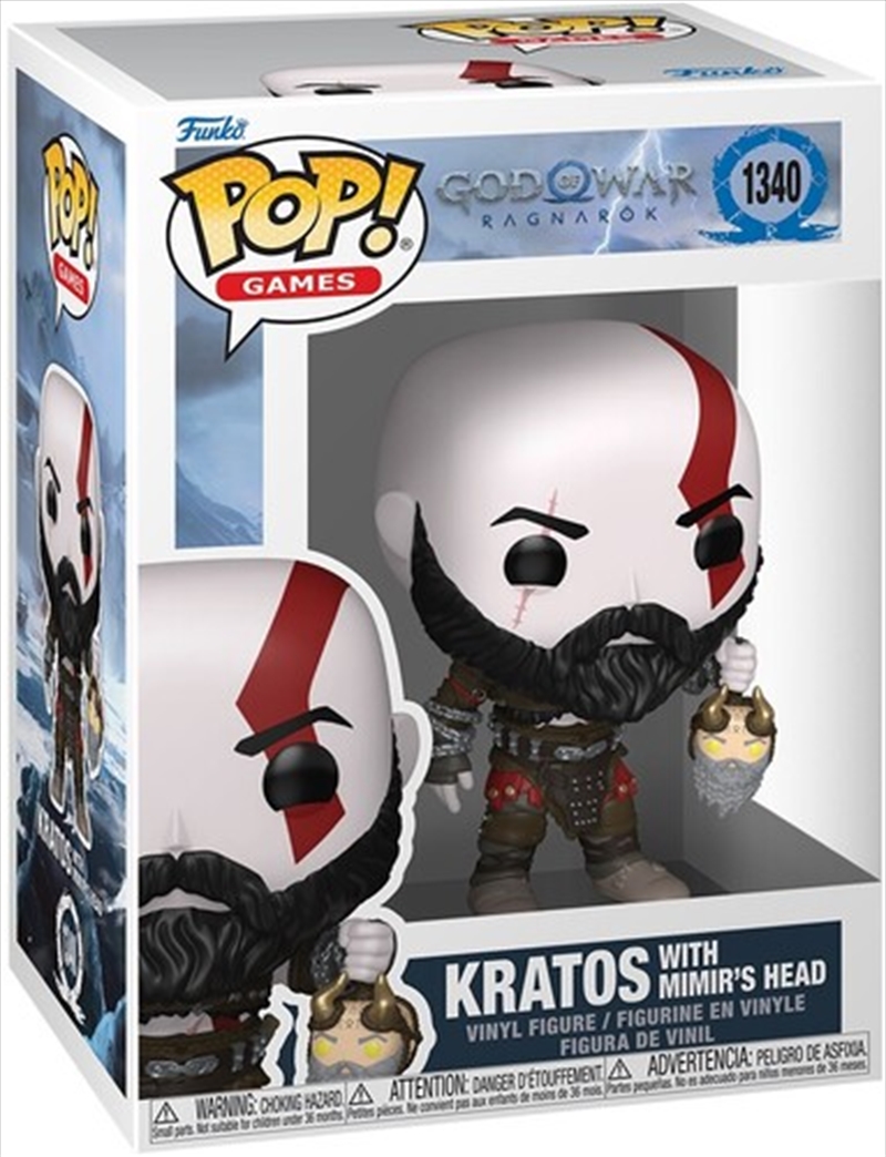 God of War: Ragnarok - Kratos w/Mimir's Head Pop! Vinyl/Product Detail/Standard Pop Vinyl