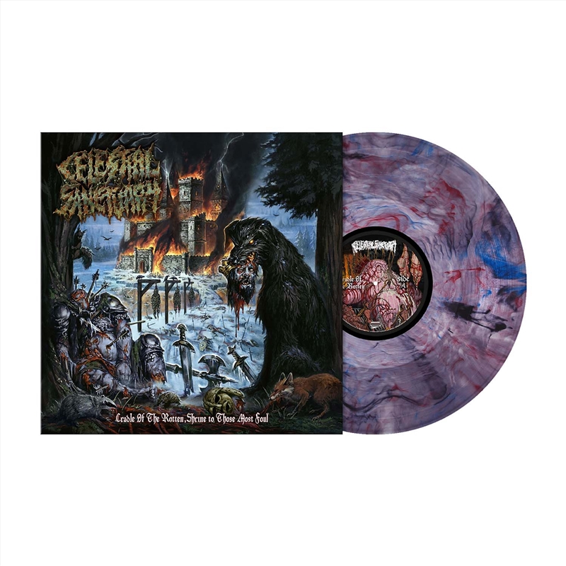 Cradle of the Rotten, Shrine to Those Most Foul - Wild Berry Marbled Vinyl/Product Detail/Metal