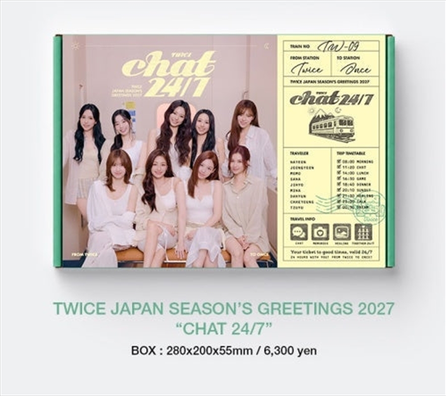 Twice - Chat 24/7 2027 Japan Season's Greetings Tower Records Gift/Product Detail/KPOP Merch