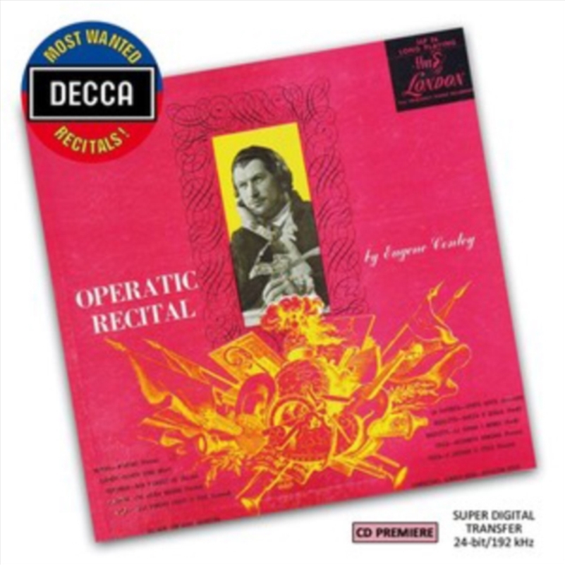 Most Wanted Recitals: Operatic Recital By Eugene/Product Detail/Classical