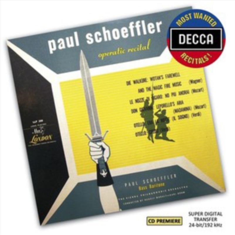 Most Wanted Recitals: Operatic Recital By Paul Sch/Product Detail/Classical