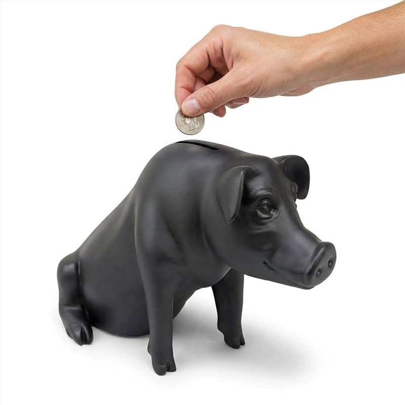 Urban Attitude Piggy Money Box - Matte Black/Product Detail/Collectables