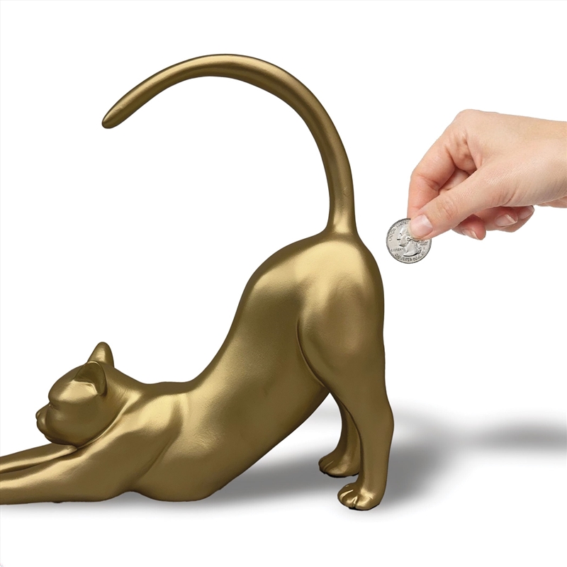 Urban Attitude Cat Butt Money Box - Matte Gold/Product Detail/Collectables
