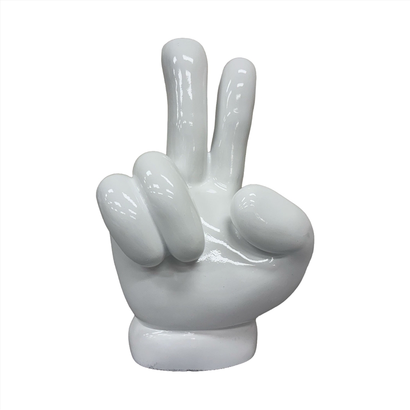 Urban Attitude Peace Out Hand Statue - Glossy White/Product Detail/Statues