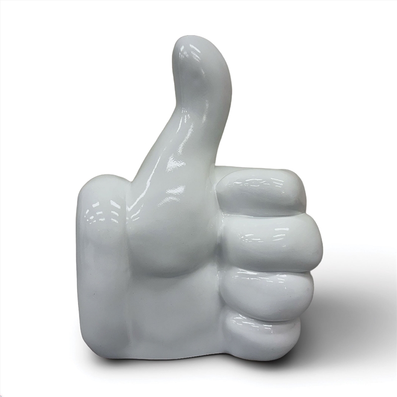 Urban Attitude Thumbs Up Statue - Glossy White/Product Detail/Statues