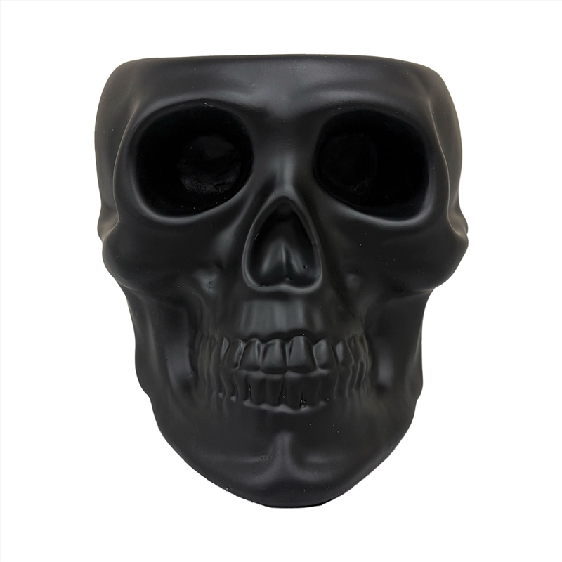 Urban Attitude Skull Statue - Matte Black/Product Detail/Statues