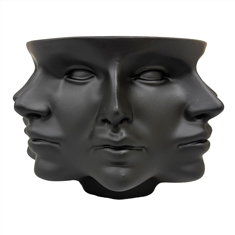 Urban Attitude Face Planter - Matte Black/Product Detail/Homewares