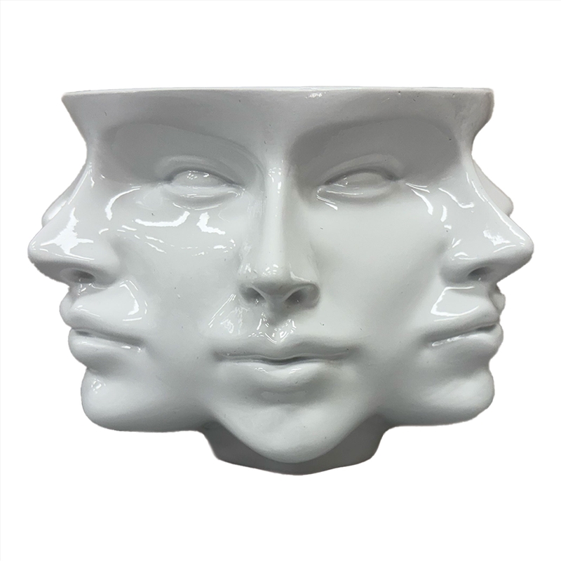 Urban Attitude Face Planter - Matte White/Product Detail/Homewares