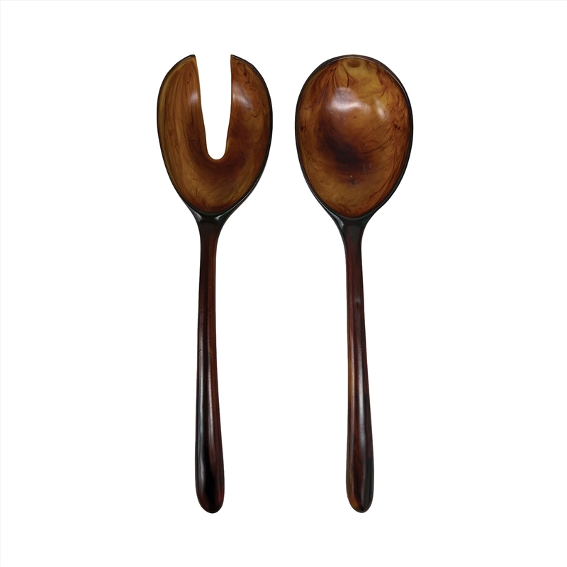 Urban Attitude LILA Large Paired Servers (Spoon) - Dark Cocoa/Product Detail/Diningware