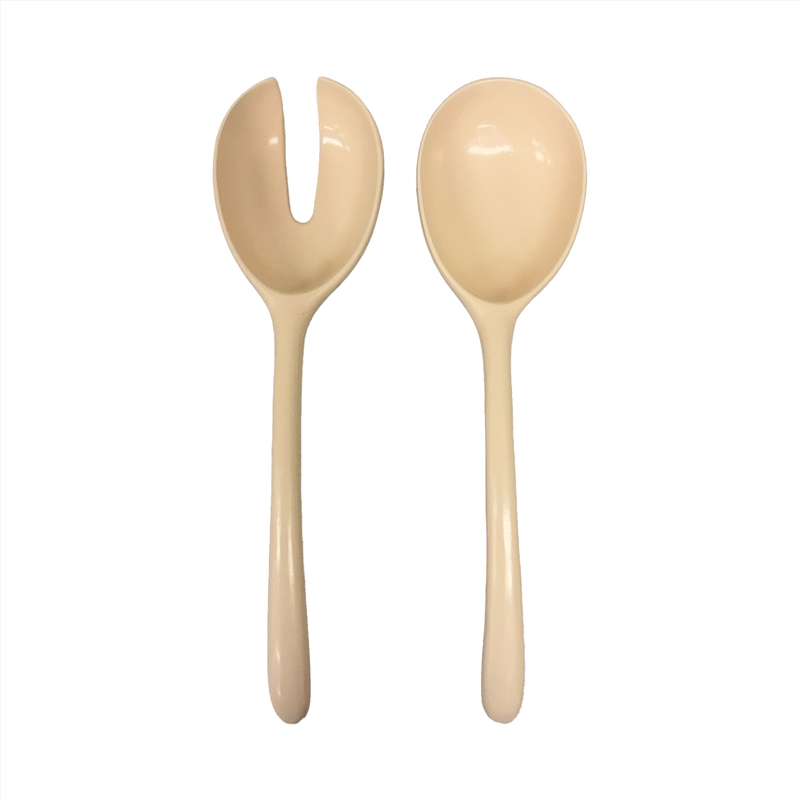 Urban Attitude LILA Large Paired Servers (Spoon) - Stone Ivory/Product Detail/Diningware