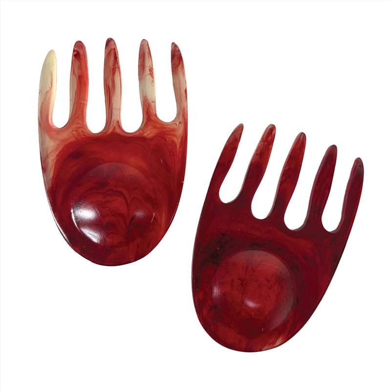Urban Attitude SHELLY Salad Hands Servers - Berry Red/Product Detail/Diningware