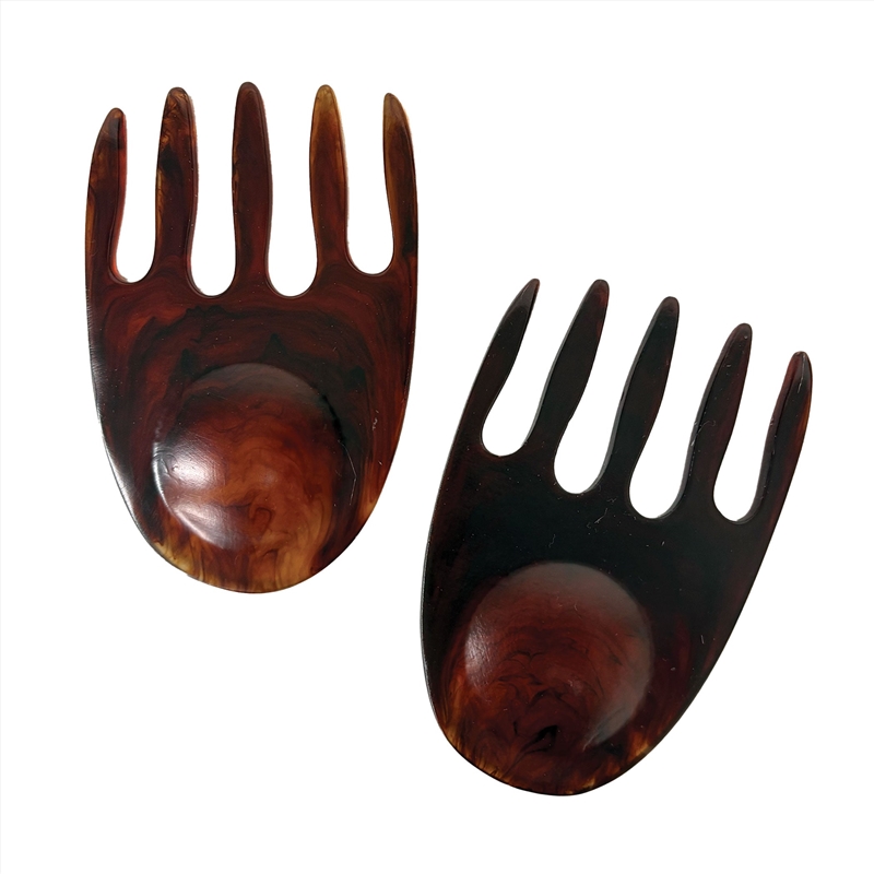 Urban Attitude SHELLY Salad Hands Servers - Dark Cocoa/Product Detail/Diningware