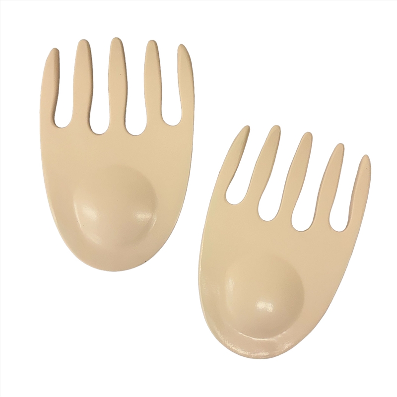 Urban Attitude SHELLY Salad Hands Servers - Stone Ivory/Product Detail/Diningware