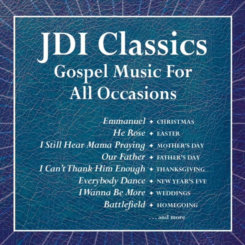 Jdi Classics: Gospel Music For All Occasions/Product Detail/Religious