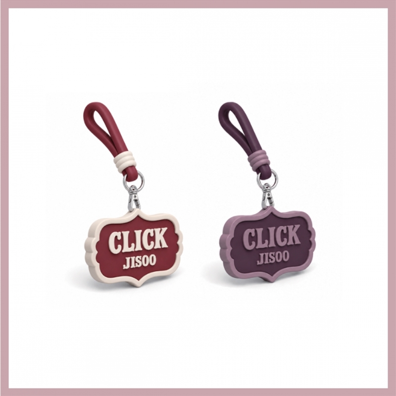 Jisoo - Click In Seoul Official Md Silicone Key Charm - Vio/Product Detail/KPOP Merch