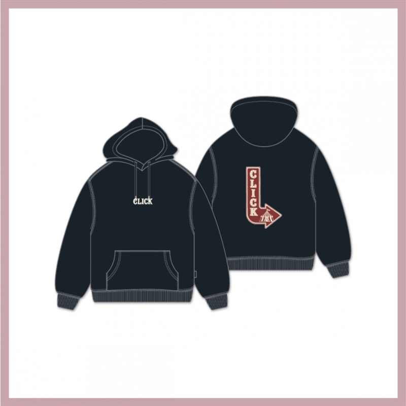 Jisoo - Click In Seoul Official Md Hoodie (Artwork_Blk)/Product Detail/KPOP Merch
