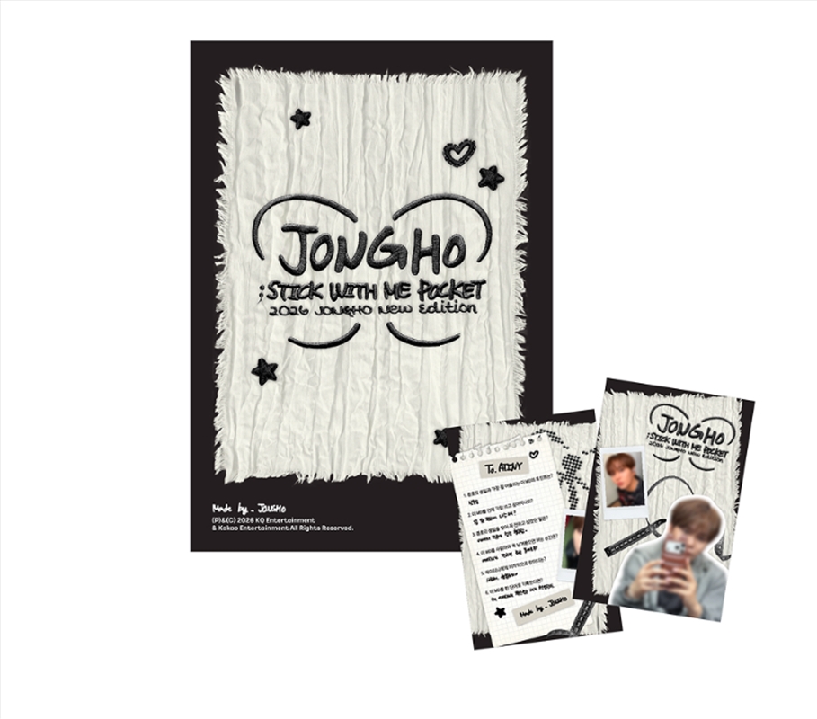Jongho: Stick With Me Pocket 2026 New Edition Mac Safe Pocket - Black/Product Detail/KPOP Merch
