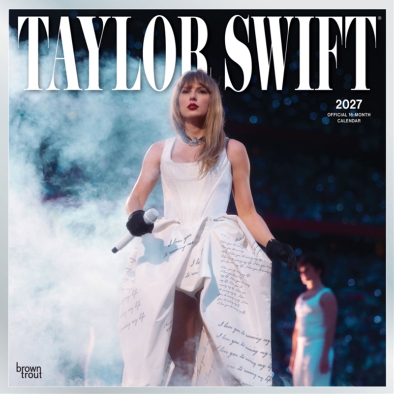 Taylor Swift Official 2027 12 X 24 Inch (Hanging) Monthly Square Wall Calendar Plastic-Free/Product Detail/Calendars & Diaries
