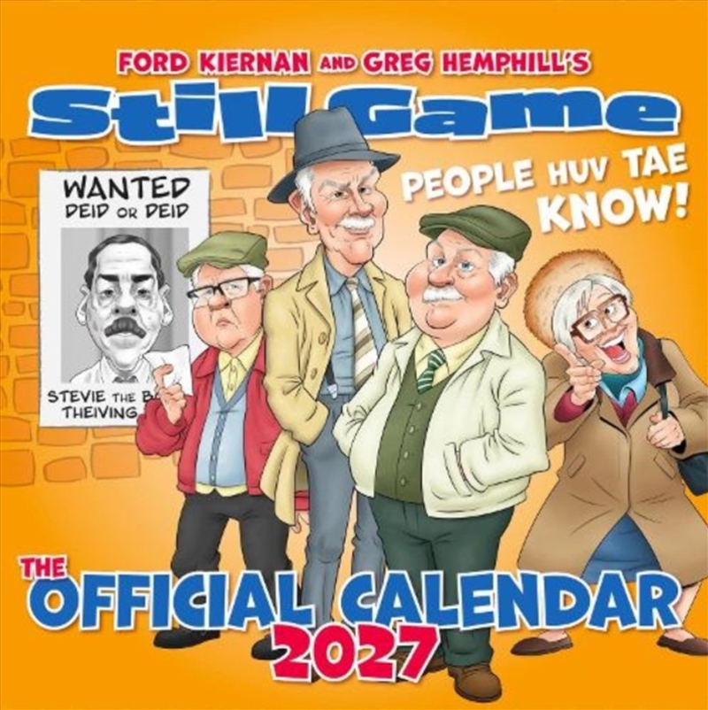 The Official Still Game Calendar 2027/Product Detail/Calendars & Diaries
