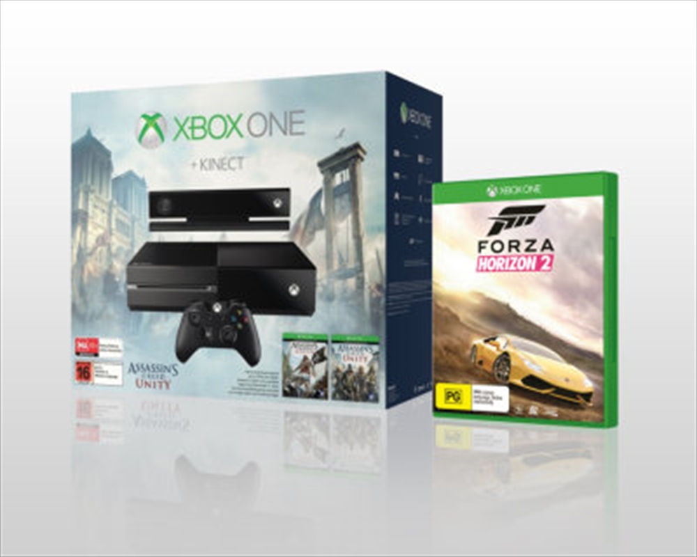 Xbox One Console (Kinect) Holiday Value Bundle with Forza Horizon 2/Product Detail/Consoles & Accessories