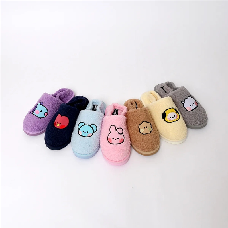 Bt21 - Minini Banding Winter Slipper - Mang / 260/Product Detail/KPOP Merch