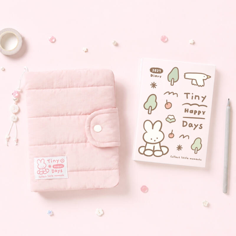 Artbox - 2027 Tiny Happy Days Diary Pink Rabbit/Product Detail/KPOP Merch