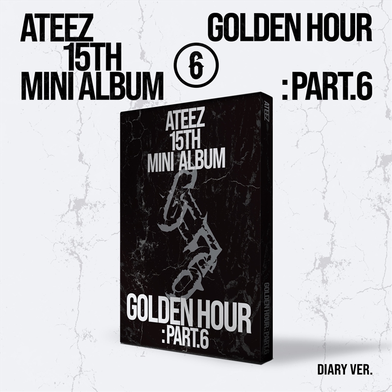 Ateez - Golden Hour : Part.6 15th Mini Album Tower Record Gift Standard Diary Ver/Product Detail/World
