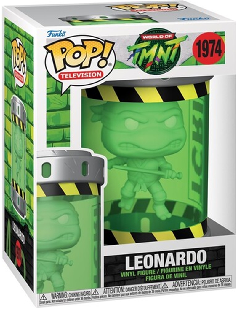 TMNT - Leonardo Ooze Canister UV Glow Pop! Vinyl/Product Detail/TV
