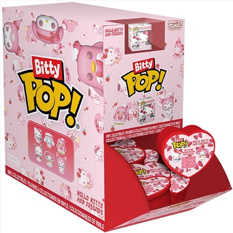 Hello Kitty - Valentines Blind Heart Shaped Capsule Bitty Pop! (Sent At Random)/Product Detail/Funko Collections
