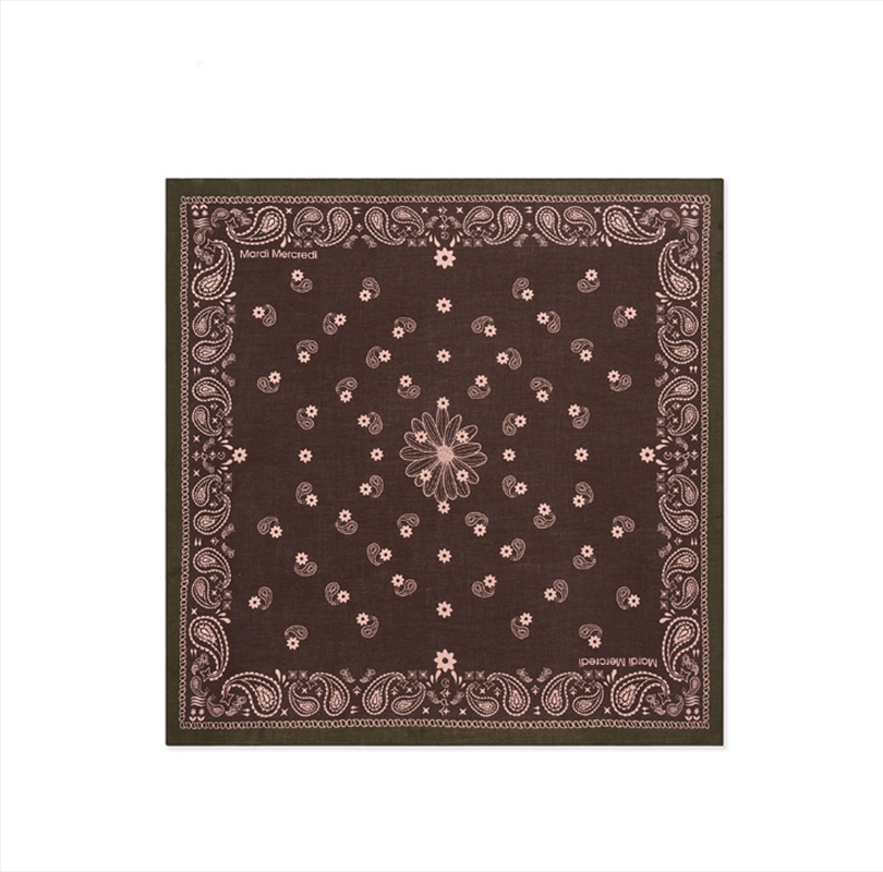 Svt Jeonghan - [With Svt Jeonghan] Bandana Paisley Mardi (Brown)/Product Detail/KPOP Merch