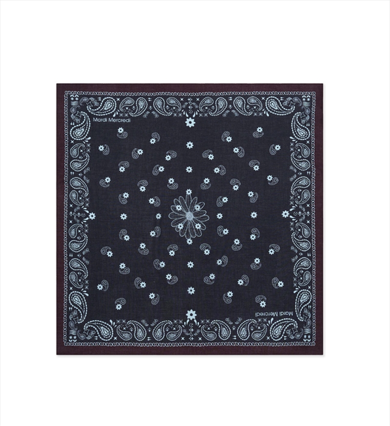 Svt Jeonghan - [With Svt Jeonghan] Bandana Paisley Mardi (Navy)/Product Detail/KPOP Merch