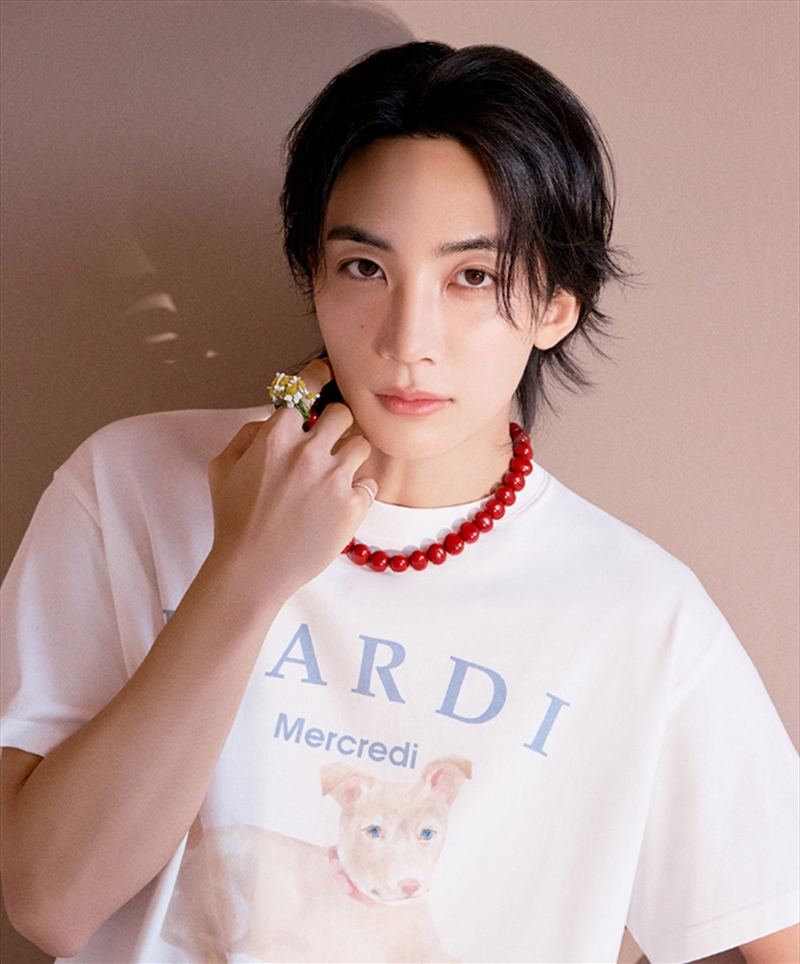 Svt Jeonghan - [With Svt Jeonghan] Tshirt Nez Tout Rose 01 (Ivory Ashblue) - S/Product Detail/KPOP Merch