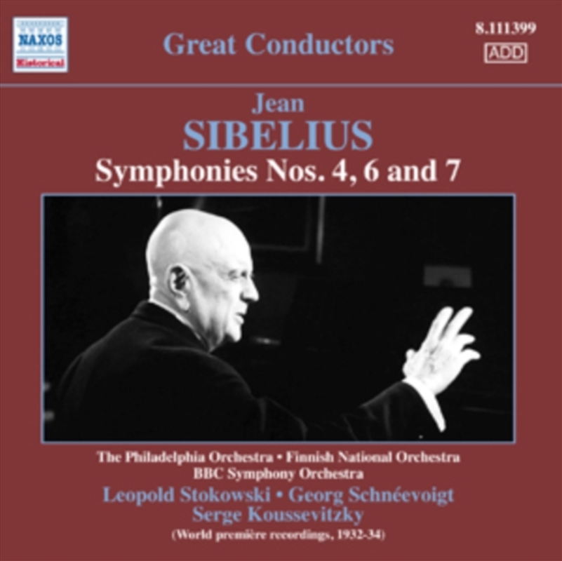 Symphonies No 4 6 & 7/Product Detail/Classical