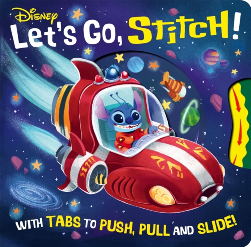Disney Let's Go, Stitch! : A Push, Pull, Slide Tab Book/Product Detail/Early Childhood Fiction Books