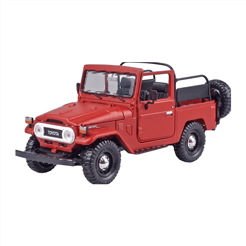 Platinum Collection - 1:24 Red Toyota (Open Top) Land Cruiser/Product Detail/Figurines