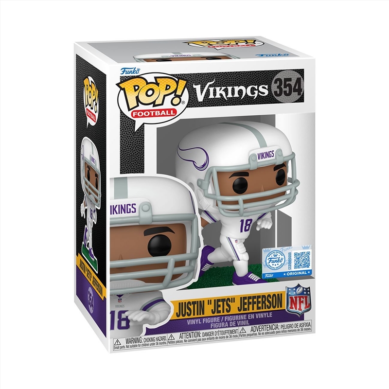NFL: Vikings - Justin Jefferson (Winter Warrior) Pop! Vinyl RS/Product Detail/Sport