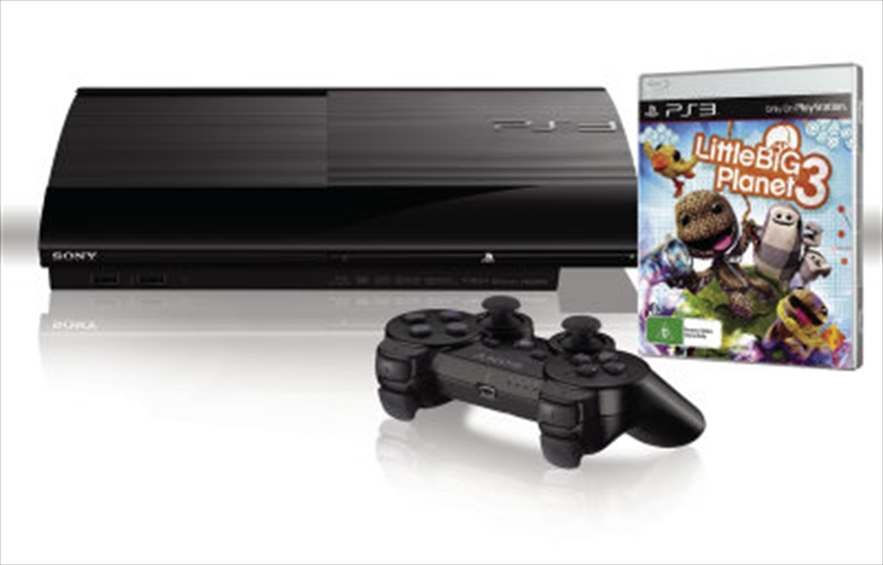 PlayStation 3 500GB Console with extra Dualshock 3 Black and Little Big Planet/Product Detail/Consoles & Accessories