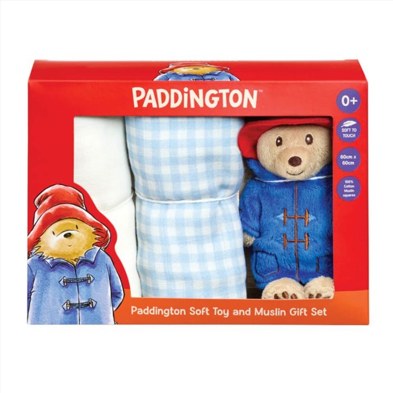Paddington Soft Toy And Muslin Gift Set/Product Detail/Plush Toys
