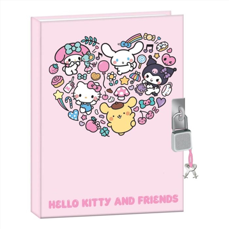 Hello Kitty My Favourite Days Lockable Diary/Product Detail/Stationery