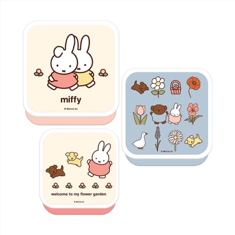 Miffy's Garden Storage Pots (Set Of 3)/Product Detail/Homewares
