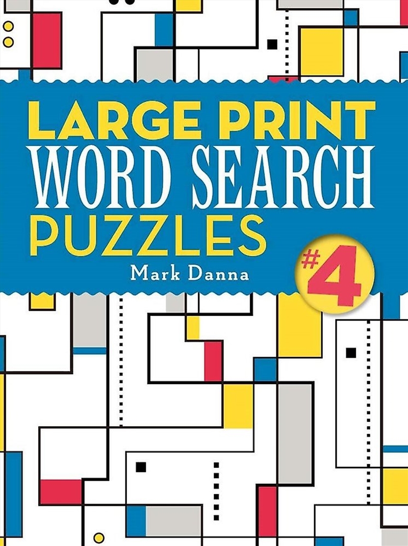 Large Print Word Search Puzzles 4/Product Detail/Adults Activity Books