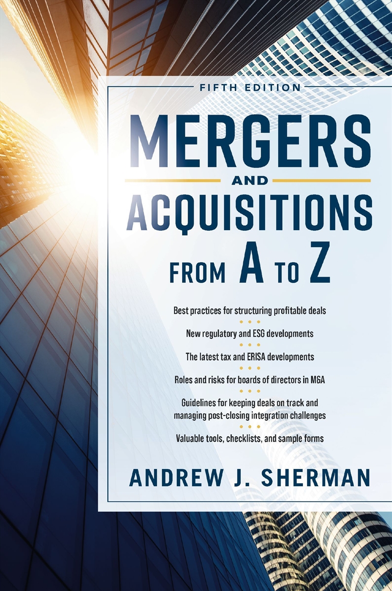 Mergers And Acquisitions From A To Z Fifth Edition (5th Edition)/Product Detail/Business Leadership & Management