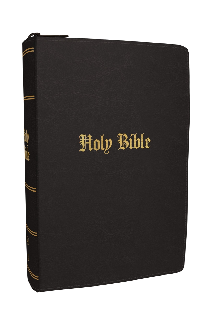 Kjv Compact Large Print Bible Zipper Closure, Red Letter, Comfort Print [Black]/Product Detail/Religion & Beliefs