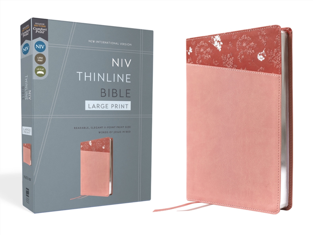 Niv, Thinline Bible, Large Print, Pink, Red Letter, Comfort Print/Product Detail/Religion & Beliefs
