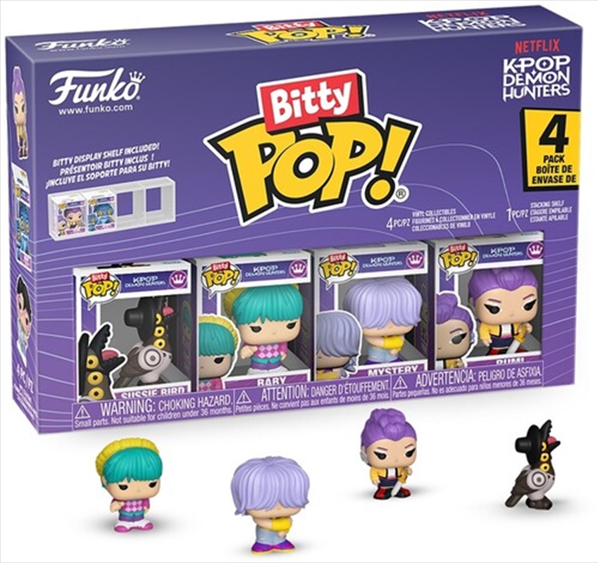 KPop Demon Hunters - Rumi Bitty Pop! 4-Pack/Product Detail/Funko Collections