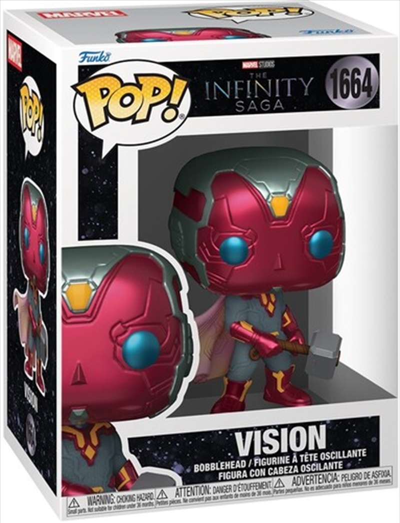 Marvel: Infinity Saga - Vision (with Mjolnir) Pop! Vinyl/Product Detail/Standard Pop Vinyl