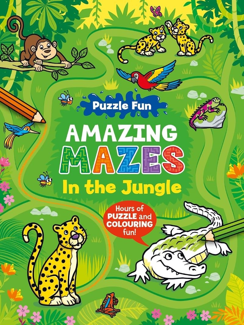 Puzzle Fun Amazing Mazes: In The Jungle/Product Detail/Childrens
